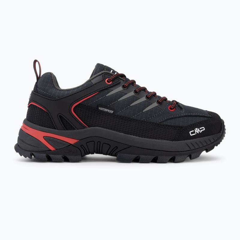Scarpe da trekking da uomo CMP Rigel 2.0 Low Waterproof titanio/ferrari 2