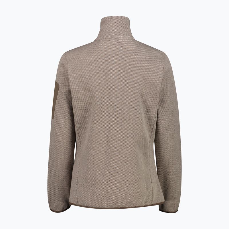 Felpa da donna CMP 34H6386 toffee/cream 2