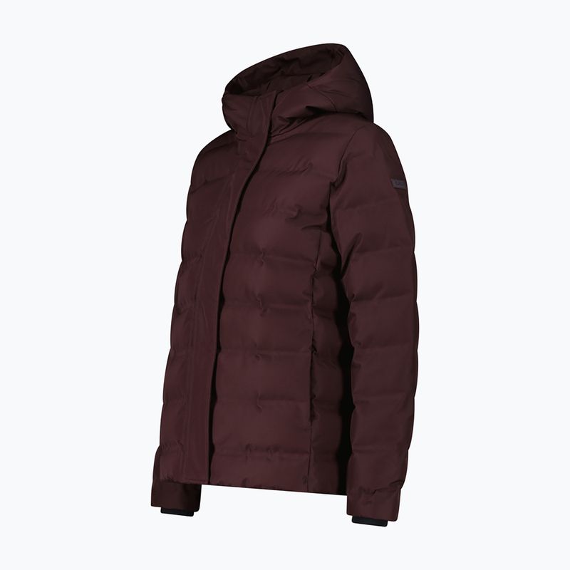 Giacca imbottita da donna CMP 35K3666 Fix Hood black berry 3