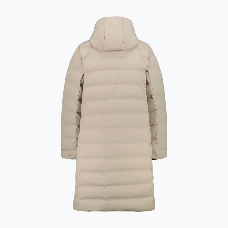 Cappotto imbottito da donna CMP 35K3676 Coat Fix Hood kaki 2