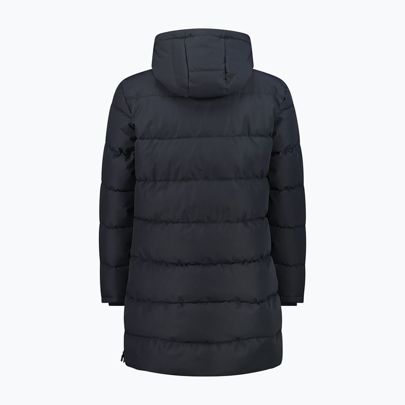 Cappotto imbottito da uomo CMP 36K2247 Fix Hood Parka antracite 2