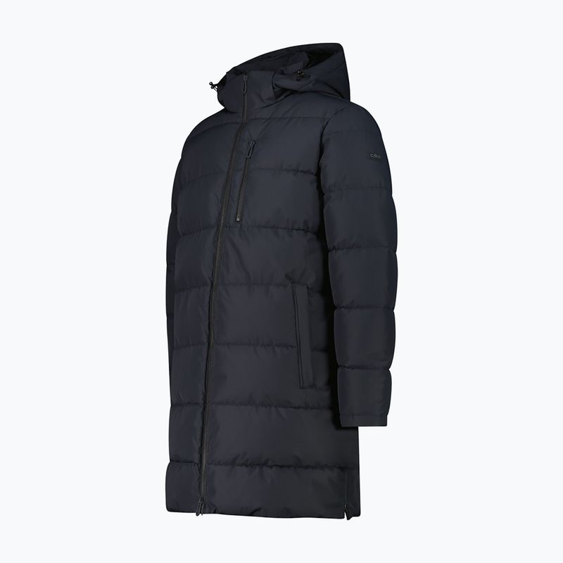 Cappotto imbottito da uomo CMP 36K2247 Fix Hood Parka antracite 3