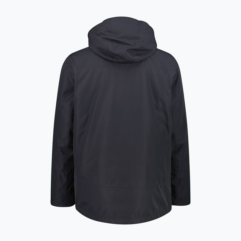 Giacca imbottita da uomo CMP 36Z2257D Zip Hood Detachable Inn antracite 2