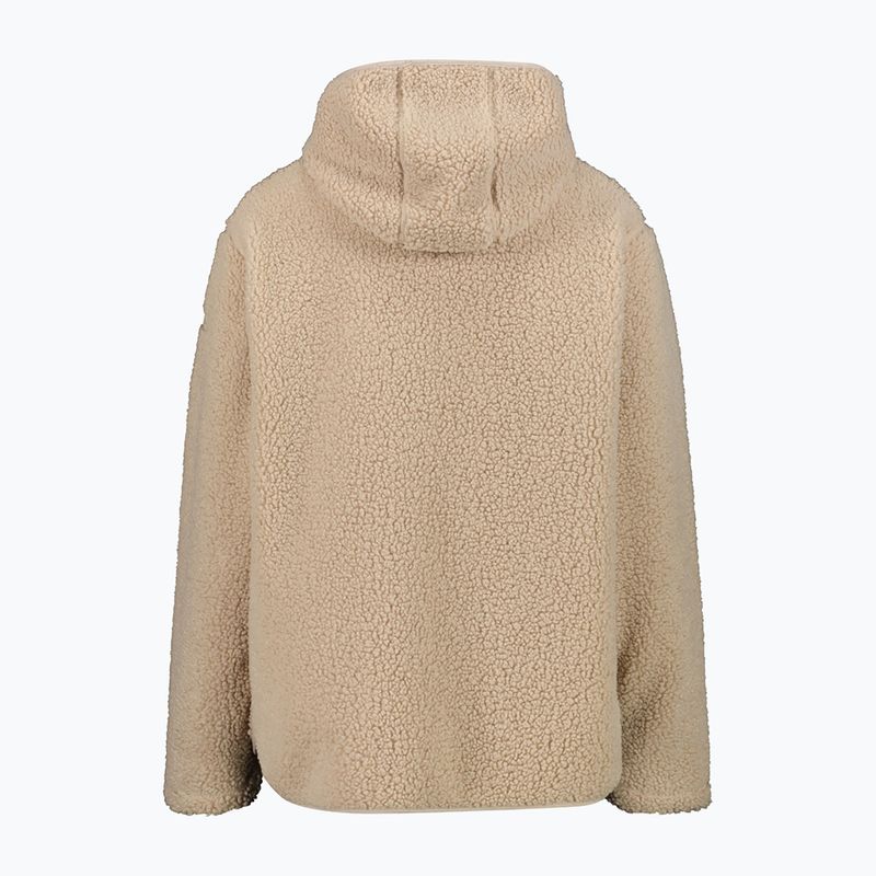 Cappotto donna CMP 36P2916 Long Teddy kaki 2