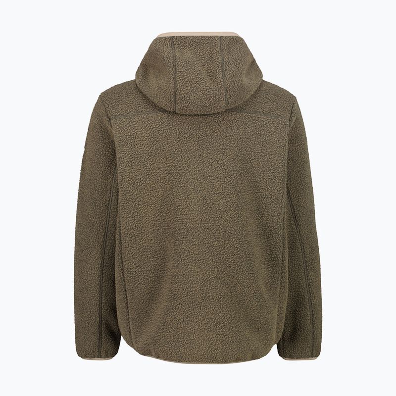 Cappotto imbottito da uomo CMP 36K2247 Fix Hood Parka teak mel 2