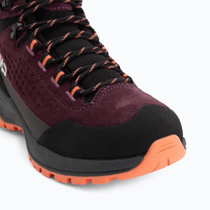 Scarpe da trekking donna CMP Vertyx Mid Waterproof blackberry/marigold 7