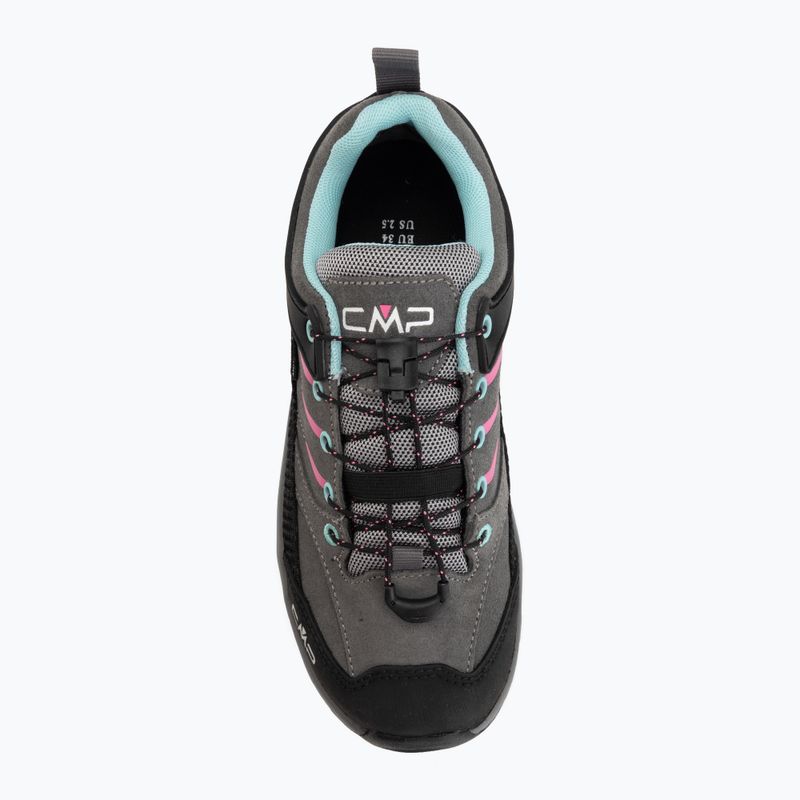 Scarponcini da trekking per bambini CMP Rigel 2.0 Low Waterproof grey/acquarius/pink fluo 5