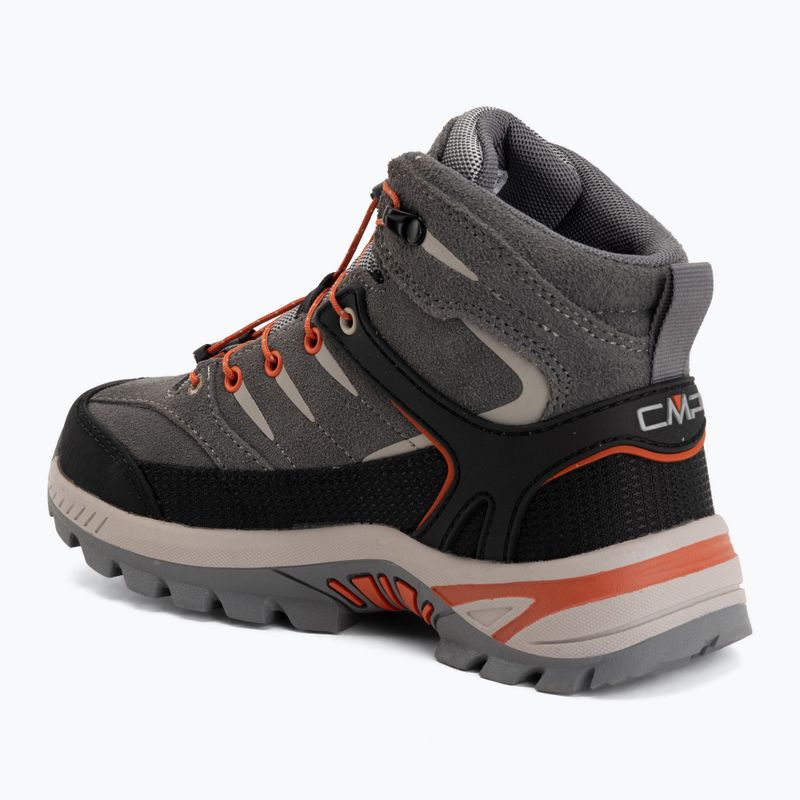 Scarponcini da trekking per bambini CMP Rigel 2.0 Mid Waterproof grey/brick 3