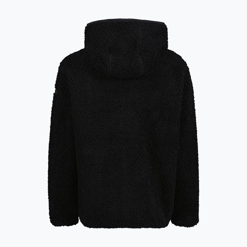 Cappotto donna CMP 36P2916 Long Teddy nero 2