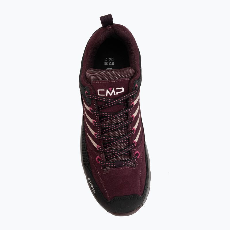 Scarponcini da trekking per bambini CMP Rigel 2.0 Low Waterproof black berry/amaranto 5