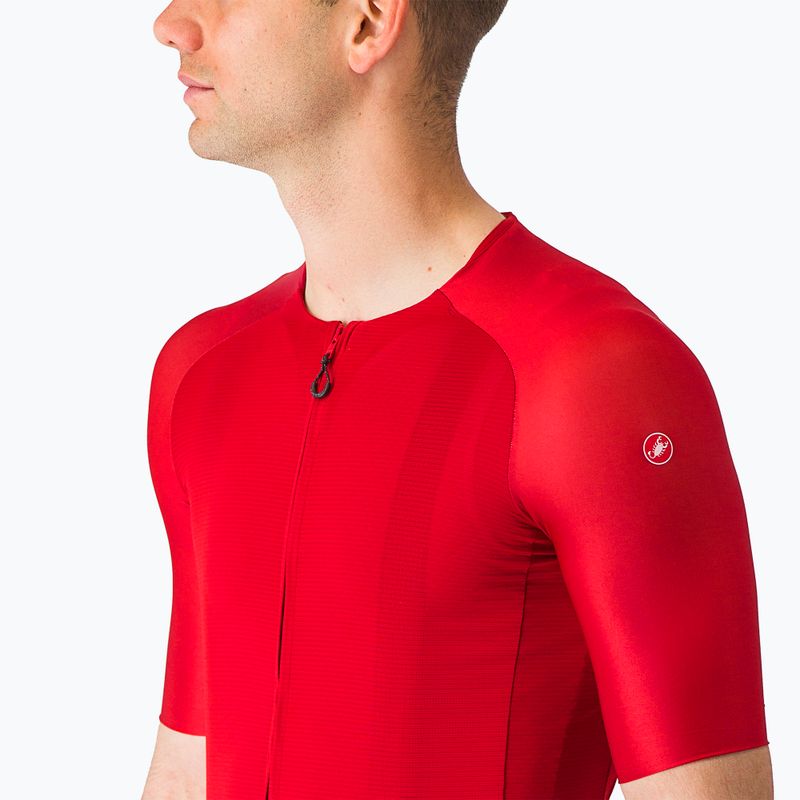 Maglia da ciclismo Castelli Aero Race 7.0 rich red da uomo 5