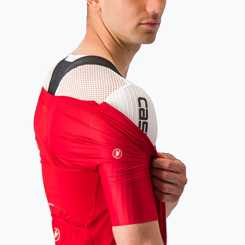 Maglia da ciclismo Castelli Aero Race 7.0 rich red da uomo 9