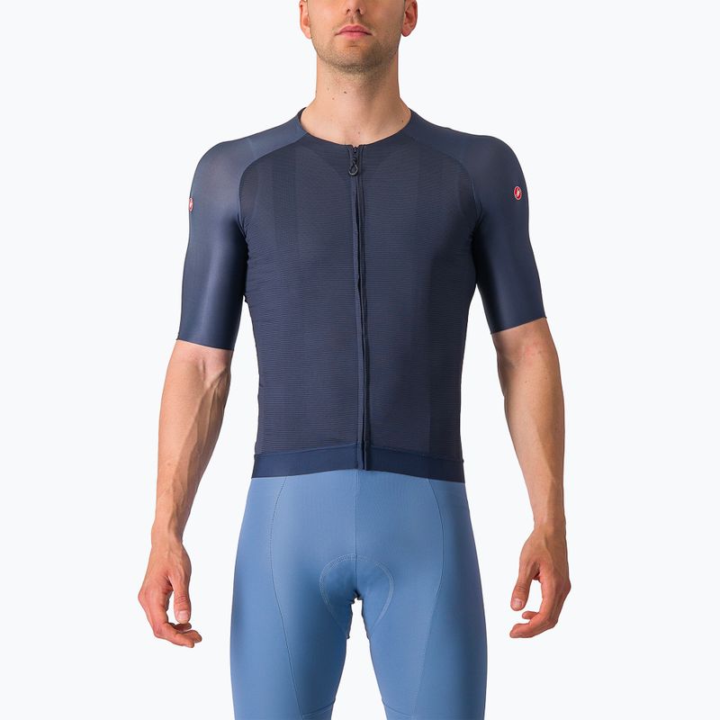 Maglia da ciclismo Castelli Aero Race 7.0 da uomo blu belga 4