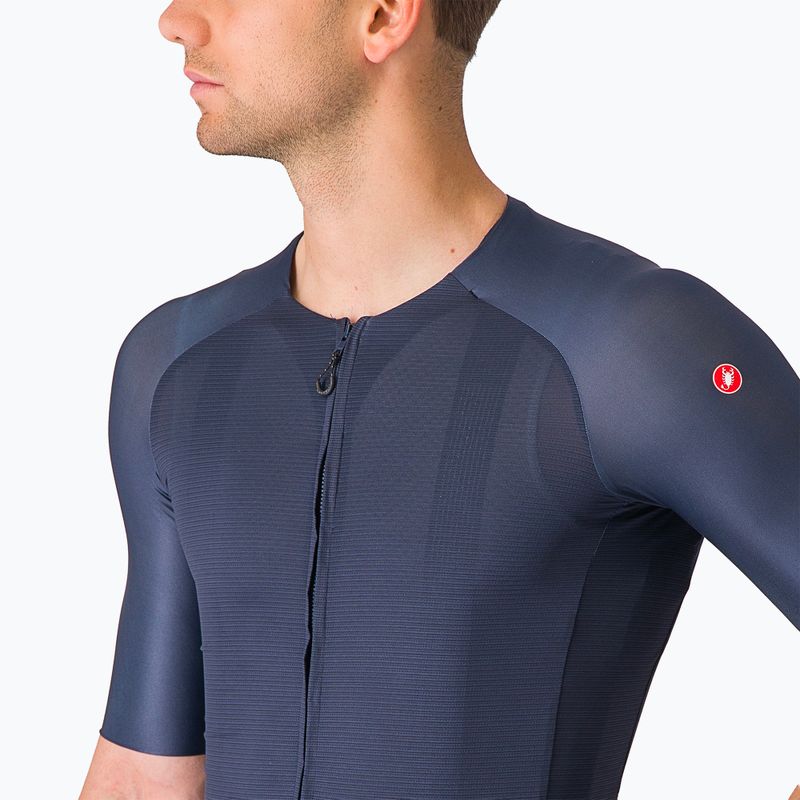 Maglia da ciclismo Castelli Aero Race 7.0 da uomo blu belga 5