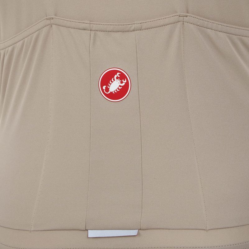 Maglia da ciclismo Castelli Prologo Lite clay/grigio canna di fucile da uomo 3