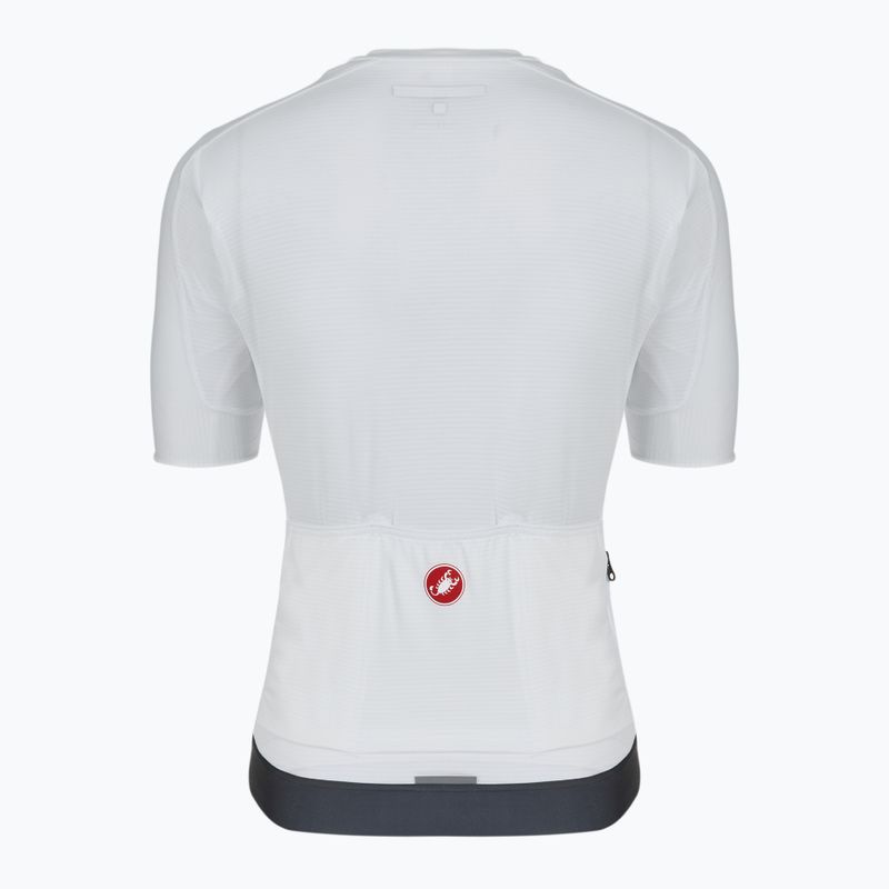 Maglia ciclismo donna Castelli Espresso avorio/grigio scuro 2