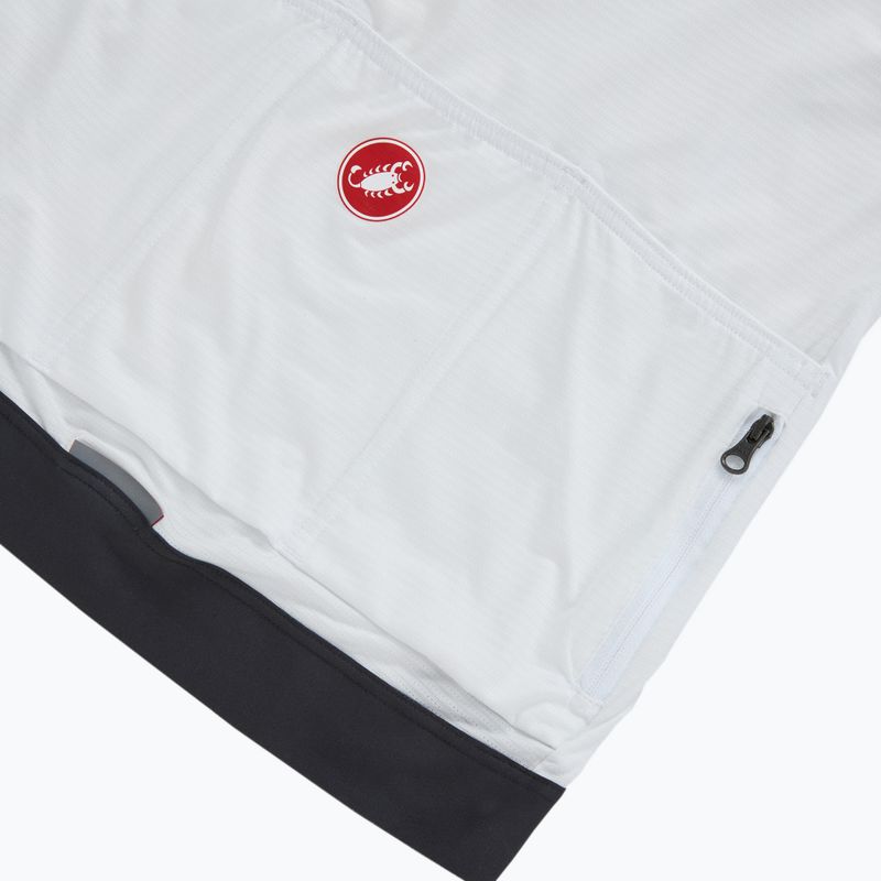 Maglia ciclismo donna Castelli Espresso avorio/grigio scuro 5
