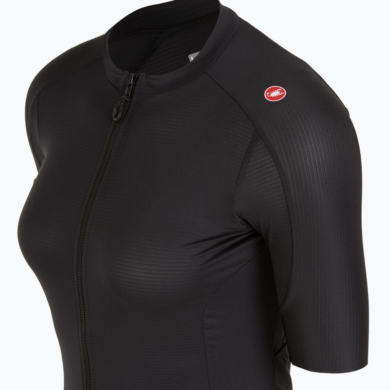 Maglia ciclismo donna Castelli Espresso light nero 3