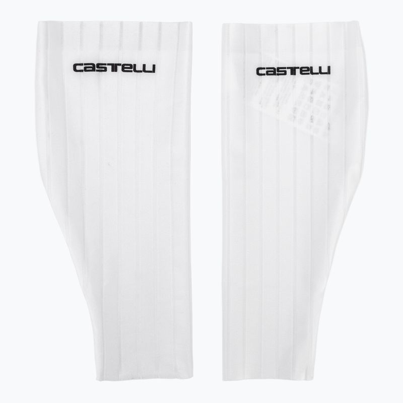 Gambali da ciclismo Castelli Fast Legs white/black 3