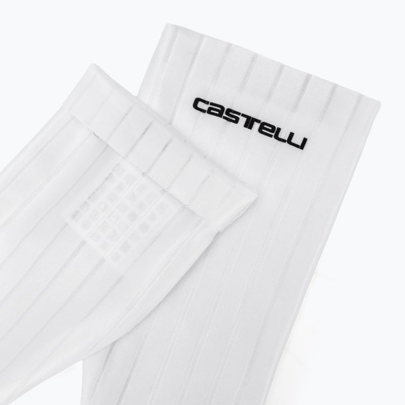 Gambali da ciclismo Castelli Fast Legs white/black 5