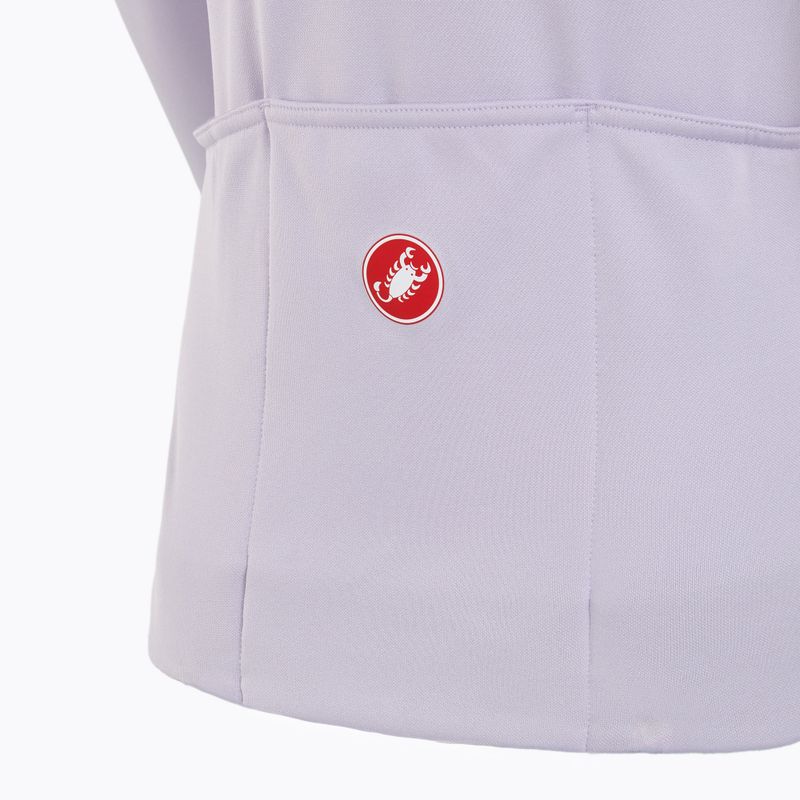 Felpa ciclismo donna Castelli Sinergia 2 Jersey FZ W viola nebbia/viola rugiada 4
