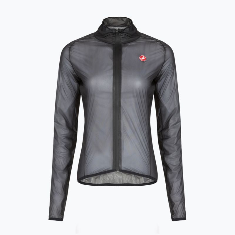 Giacca da ciclismo donna Castelli Squall Shell W nero chiaro/grigio argento
