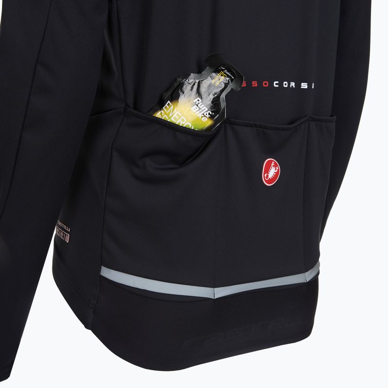 Giacca da ciclismo Castelli Perfetto Air light nera da uomo 4