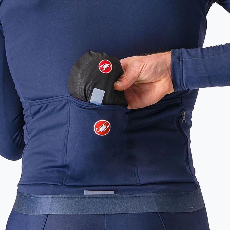 Giacca da ciclismo Castelli Squall Shell light nero/grigio argento uomo 6