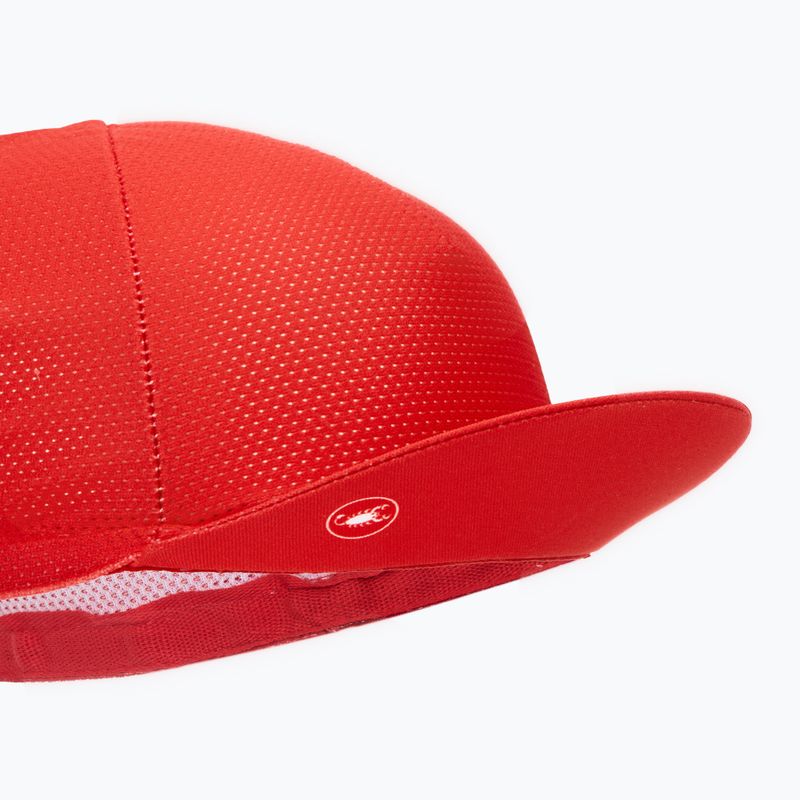 Cappellino da ciclismo Castelli Espresso 2 Rich Red 6