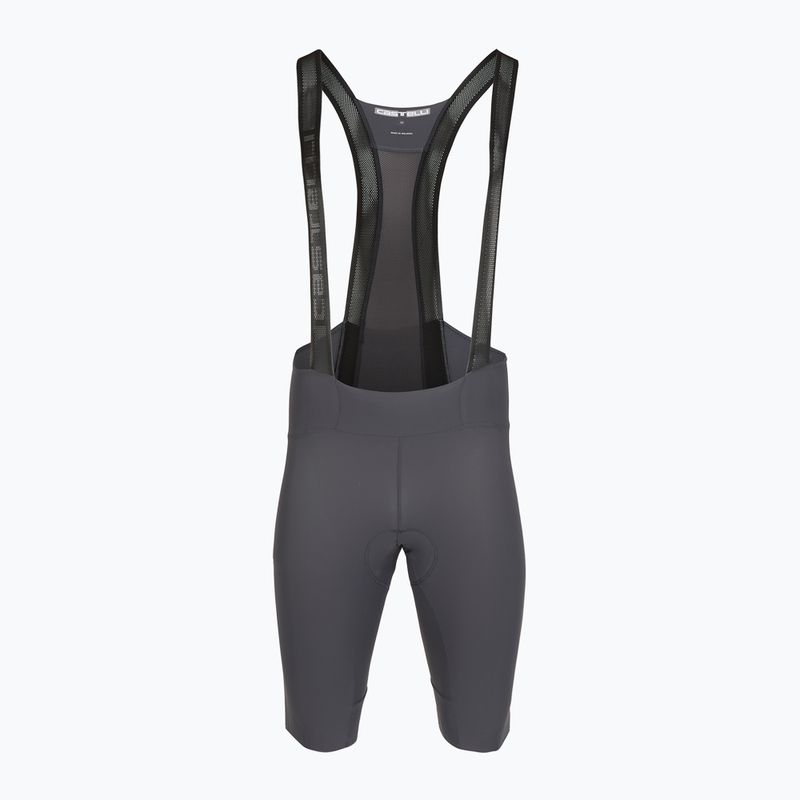 Pantaloncini da ciclismo Castelli Espresso grigio fumo da uomo