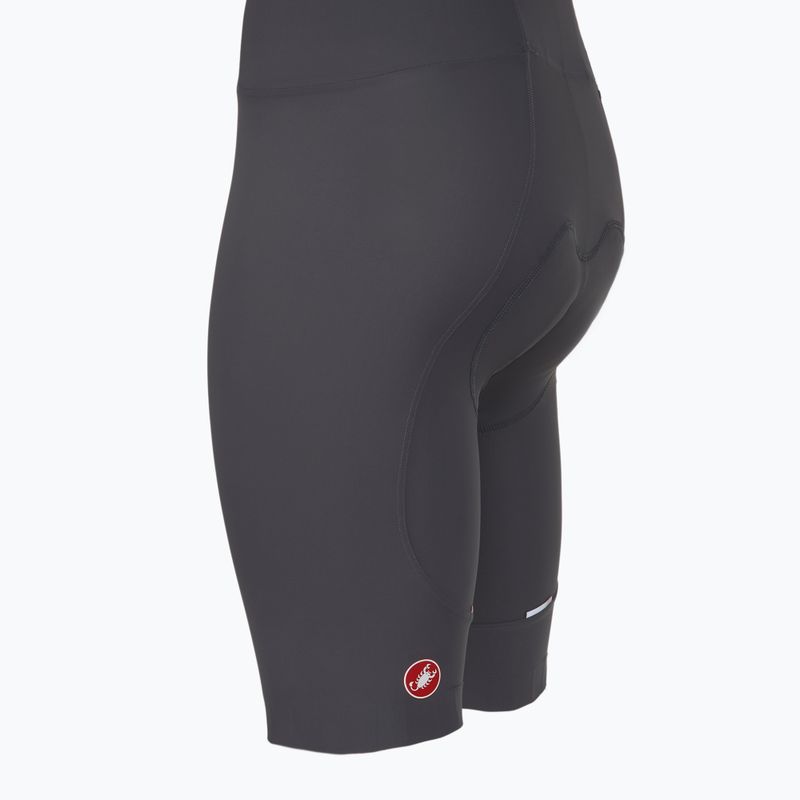 Pantaloncini da ciclismo Castelli Espresso grigio fumo da uomo 3