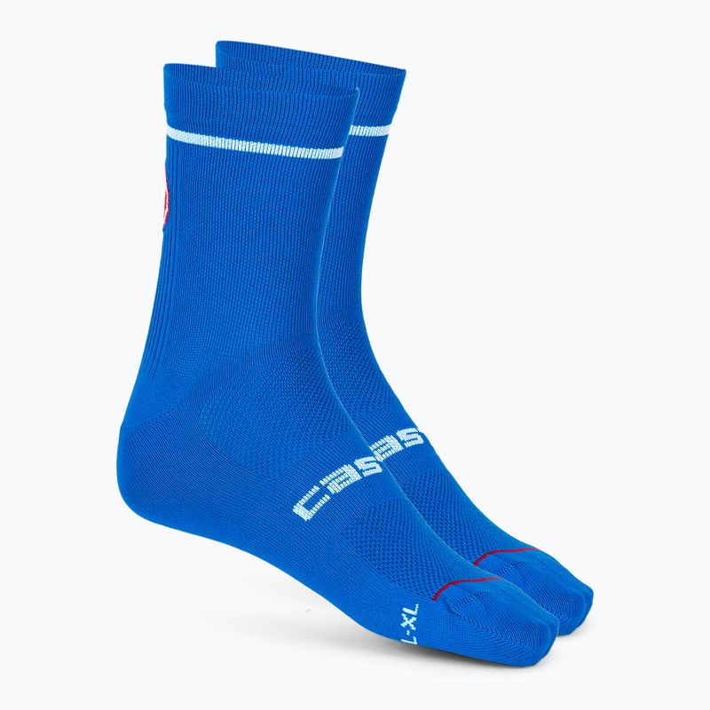 Calze da uomo Castelli Entrata 13 azzuro italia