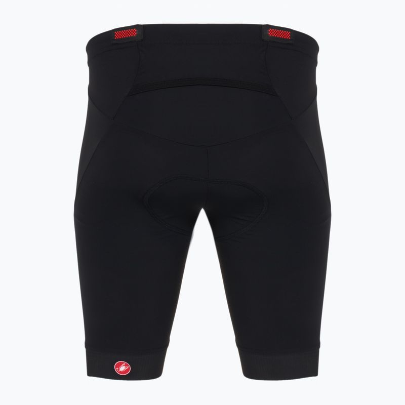 Pantaloncini da ciclismo Castelli Tri neri da uomo 2