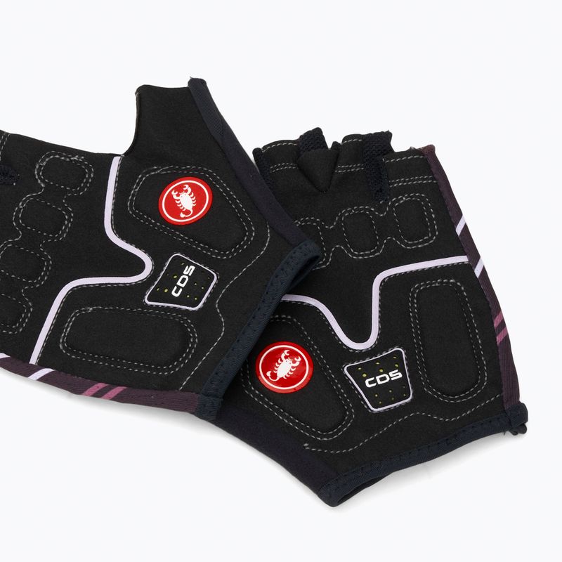 Guanti ciclismo donna Castelli Dolcissima 2 Dark night shade/deep purple/purple mist 6