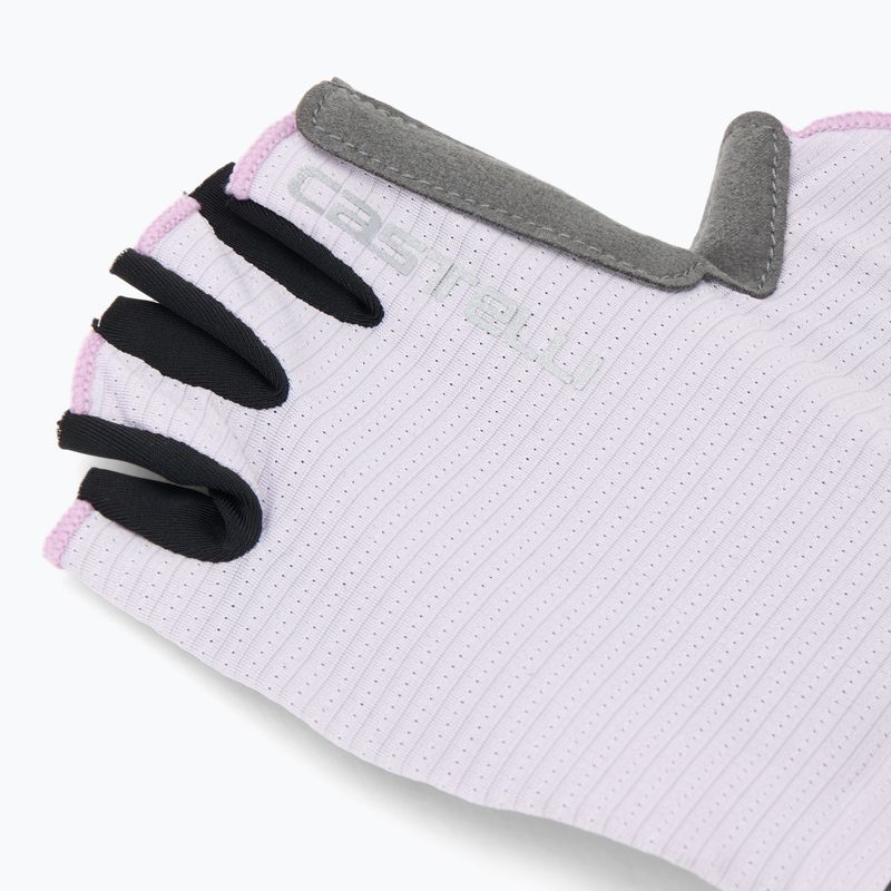 Guanti da ciclismo donna Castelli Espresso purple mist 4