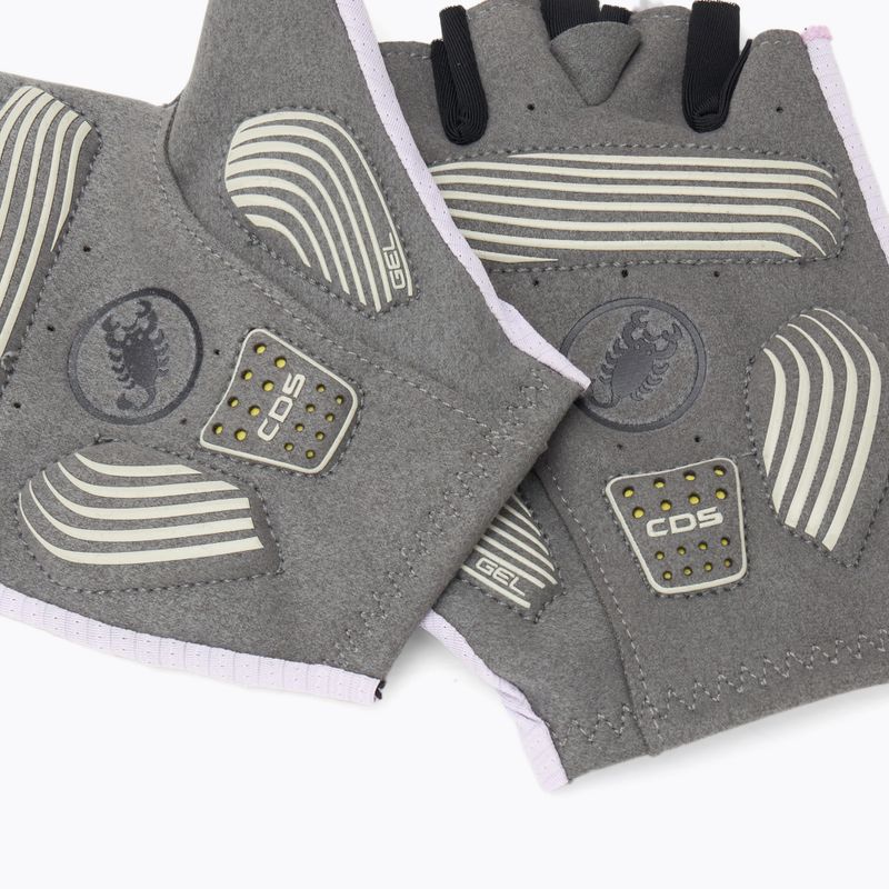 Guanti da ciclismo donna Castelli Espresso purple mist 7