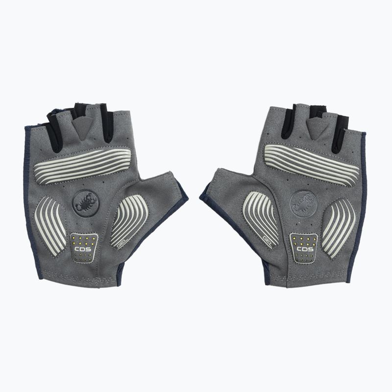 Guanti da ciclismo Castelli Espresso uomo blu belga 2