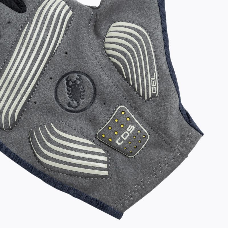 Guanti da ciclismo Castelli Espresso uomo blu belga 4