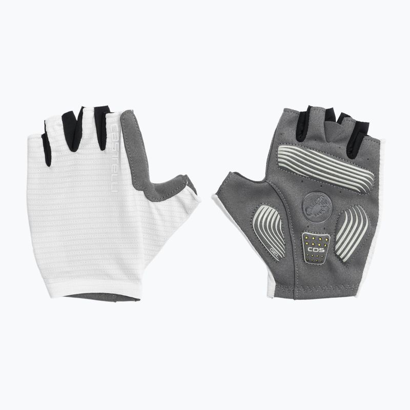 Guanti da ciclismo donna Castelli Espresso ivory