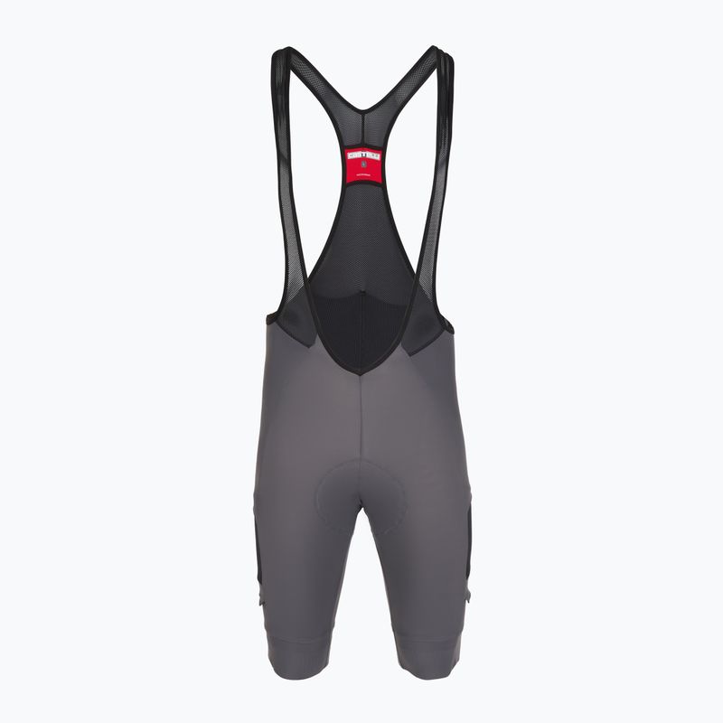 Pantaloncini da ciclismo Castelli Unlimited Cargo grigio fumo da uomo