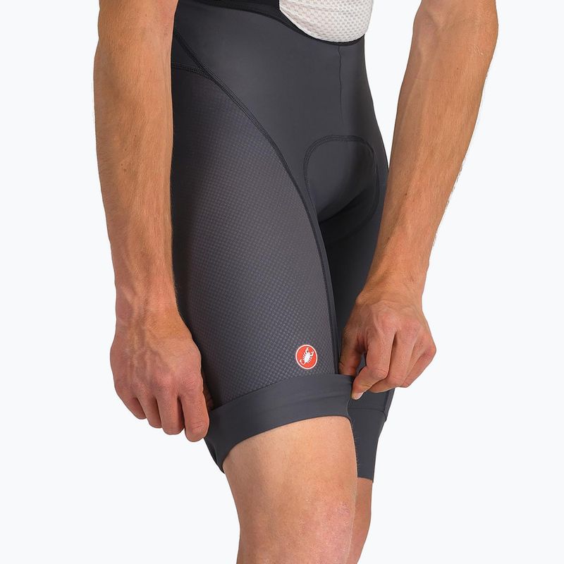 Pantaloncini da ciclismo Castelli Competizione 2 grigio scuro da uomo 4