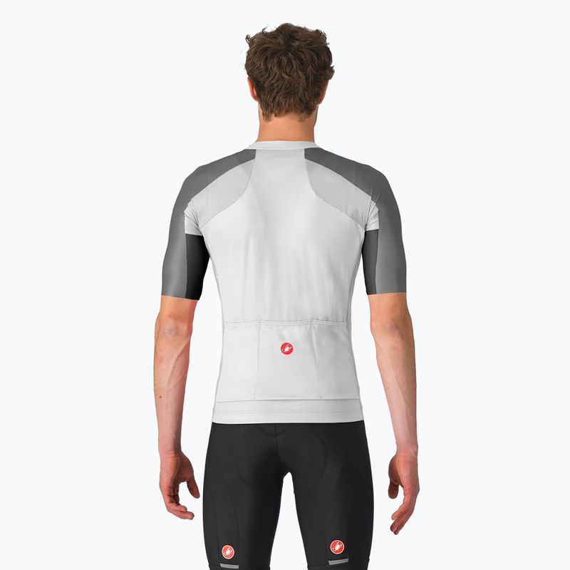 Maglia da ciclismo Castelli Entrata 6 uomo avorio/grigio fumo/nero chiaro 2