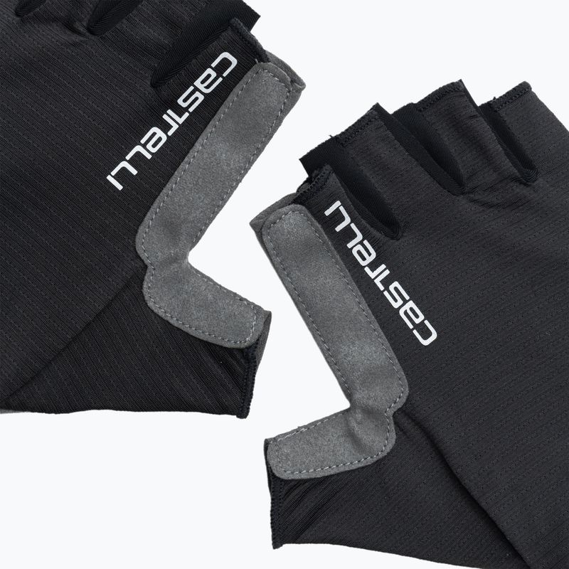 Guanti da ciclismo Castelli Espresso light nero da uomo 4