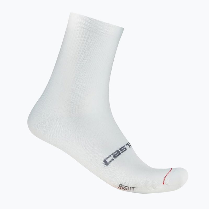 Calze Castelli da uomo Espresso 12 bianco