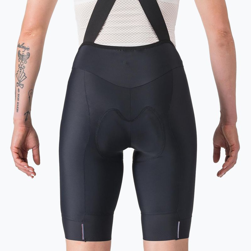 Pantaloncini da ciclismo donna Castelli Prima 2 DT nero/nero 3