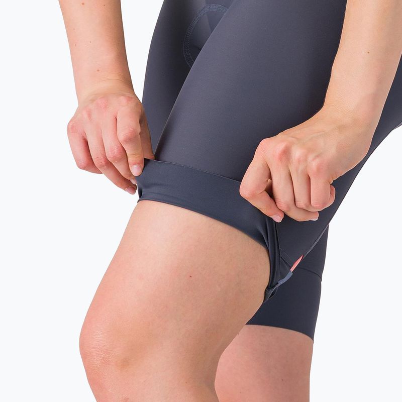 Pantaloncini da ciclismo da donna Castelli Prima 2 DT In twillight blue/hibiscus 5