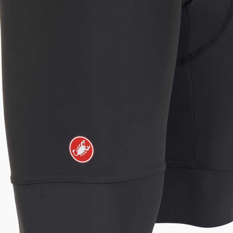 Pantaloncini da ciclismo Castelli Prima 2 da donna grigio scuro/blu piscina 3