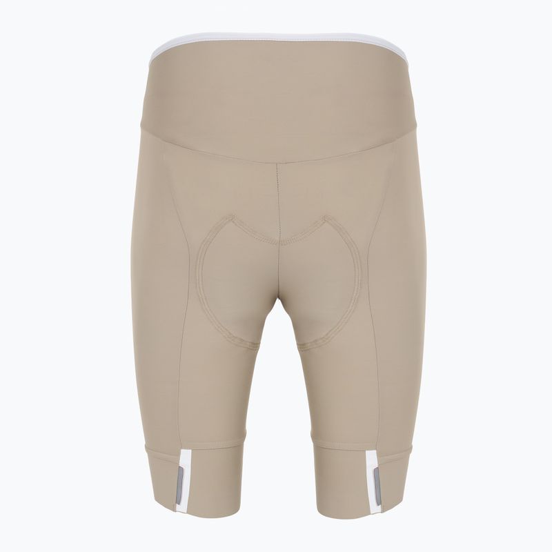 Pantaloncini da ciclismo da donna Castelli Prima 2 argilla/avorio 2
