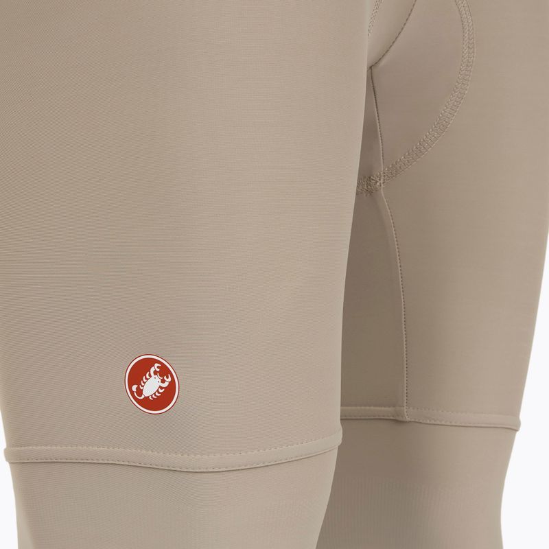 Pantaloncini da ciclismo da donna Castelli Prima 2 argilla/avorio 3