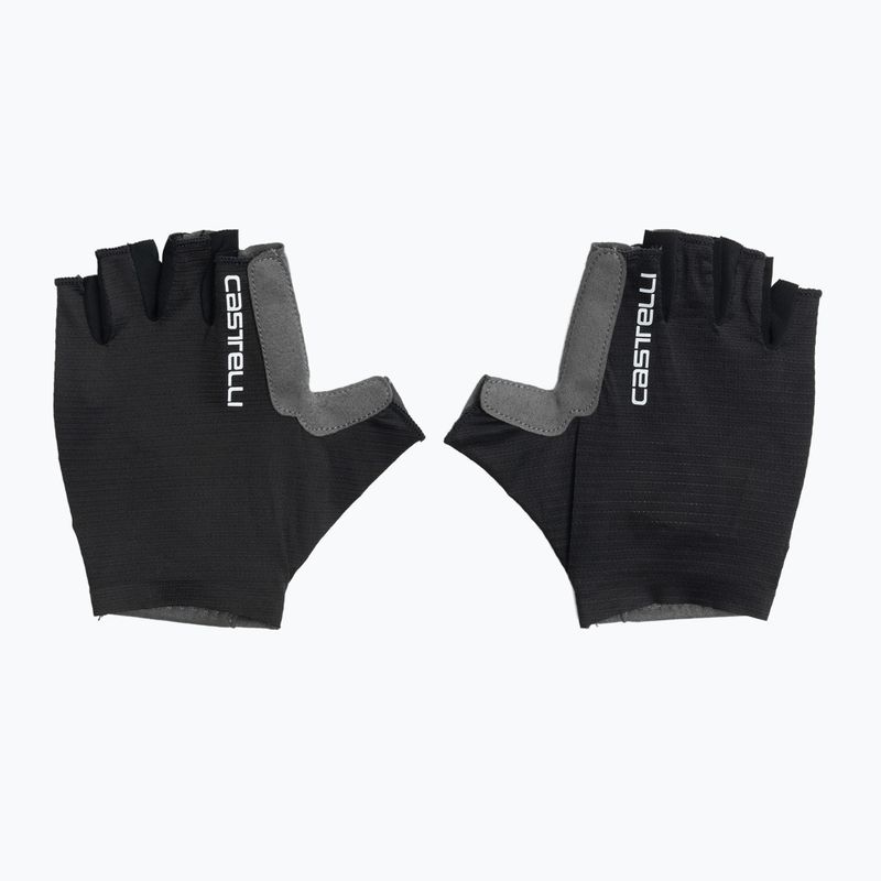 Guanti da ciclismo donna Castelli Espresso light nero 2